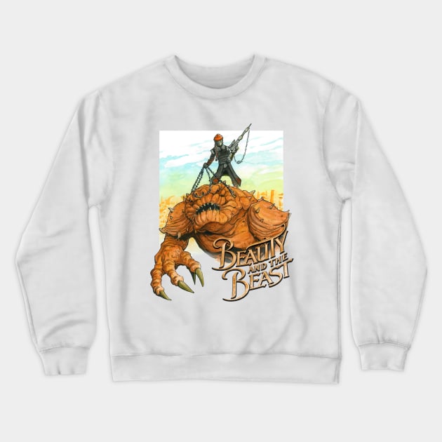 Beast Rider Crewneck Sweatshirt by artildawn